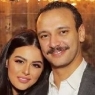 أحمد خالد صالح وزوجته هنادي مهنا