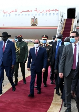 السيسي يزور جنوب السودان