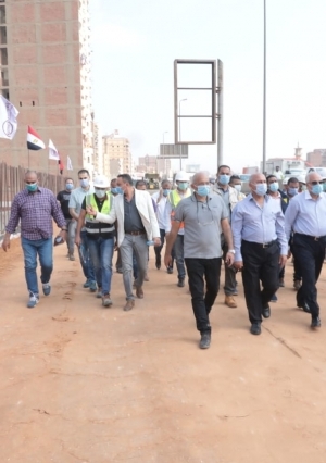 وزير النقل يتابع أعمال نقل المرافق و معدلات تنفيذ أعمال التطوير والصيانة الشاملة بالطريق الدائري حول القاهرة الكبرى