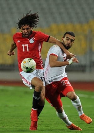 لقطات من مباراة مصر وتونس