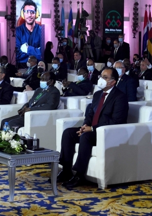 منتدى رؤساء الهيئات الاستثمارية الافريقية الاول بحضور رئيس الوزراء تصوير سليمان العطيفى
