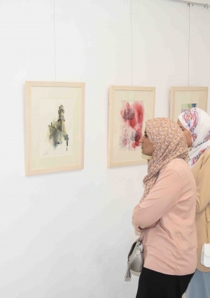 افتتاح معرض الفنان خالد عبد العاطي