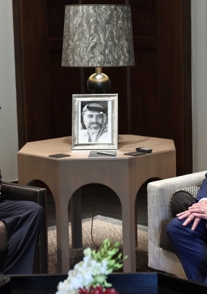 اجتماع رئيس الوزراء مع الامير فيصل ابن الحسين