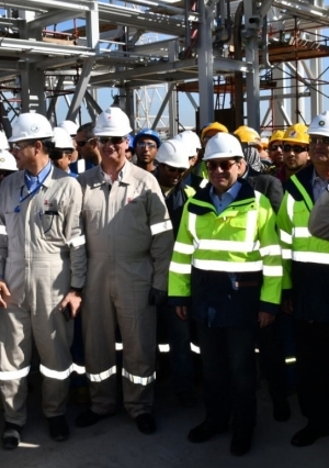 وزير البترول خلال جولة في حقلي الفيوم وجيزة