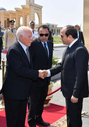 الرئيس السيسي يتقدم الجنازة العسكرية للفريق إبراهيم العرابي