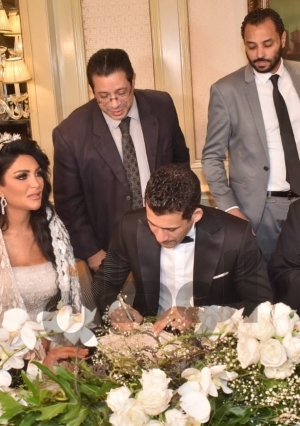 لقطات من حفل زفاف المذيعة سالي عبدالسلام