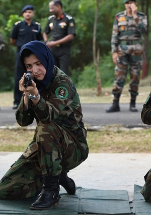 برنامج تدريبي عسكري هندي لطلاب الجيش الأفغاني