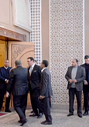 بدء عزاء اللواء حسن ناجي نائب رئيس حسن الحرية المصري