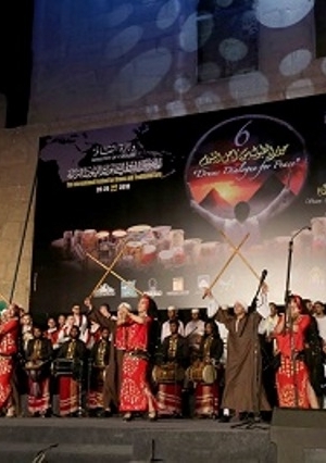 افتتاح مهرجان الطبول من أجل السلام بقلعة صلاح الدين