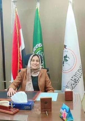الدكتورة سارة عطا الله رئيس المركز العلمي للأطباء البيطريين