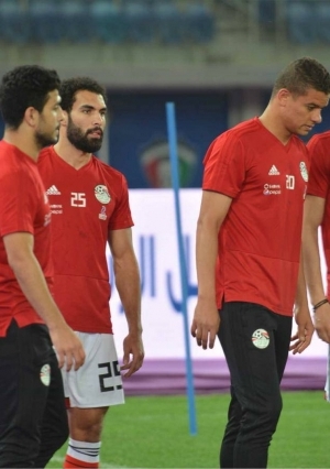 اخر استعدادات المنتخب الوطني لمواجهة الكويت