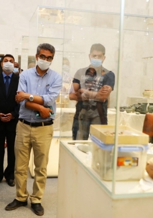 جولة وزير الآثار المتحف القومي للحضارة المصرية