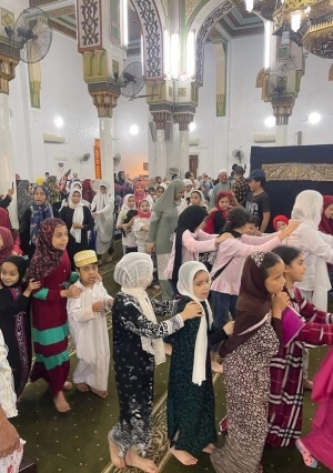 مسجد في بني سويف يحاكي مناسك الحج للأطفال