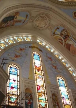 الكاتدرائية تتجمل للاحتفال باليوبيل الذهبي الشهر المقبل