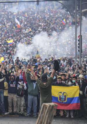 احتجاجات تهز الإكوادور احتجاجا على إجراءات التقشف