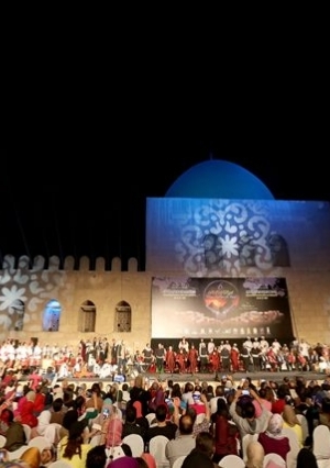 افتتاح مهرجان الطبول من أجل السلام بقلعة صلاح الدين