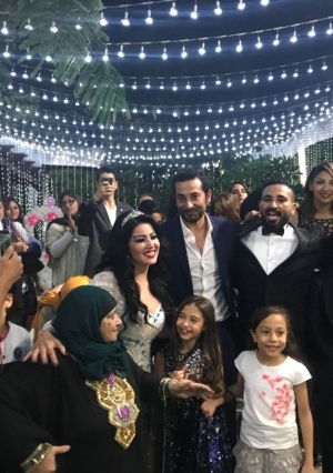 الوطن تنشر أول صور من زفاف الفنان أحمد سعد والفنانه سميه الخشاب