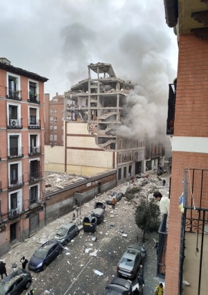 مقتل 3 أشخاص جراء انفجار في مدريد
