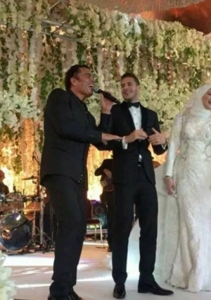 عمرو دياب يحيي حفل زفاف رمضان صبحي وحبيبة إكرامي