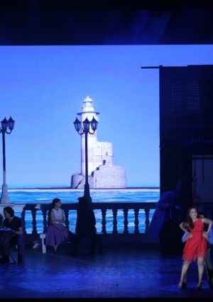 نجوم الفن في العرض المسرحي "ليلة" بكايرو فيستيفال