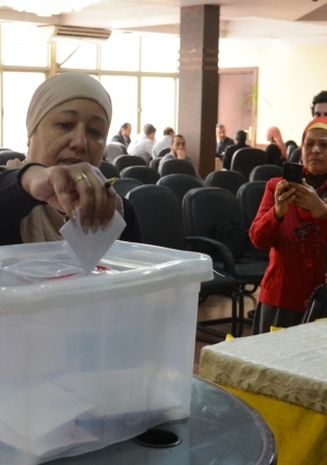 انتخابات حزب الدستور - تصوير: حسن عماد