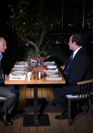 اجتماعات الرئيس السيسي ونظيره الروسي في "سوتشي"