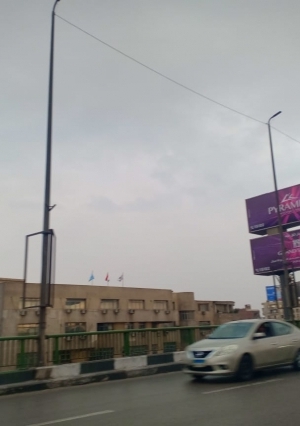 تساقط الأمطار على شوارع القاهرة