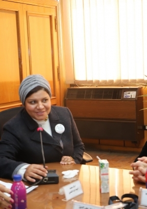 "سعفان"يلتقى بأمينات المرأة : ويؤكد المرأة المصرية كل المجتمع وليس نصفه