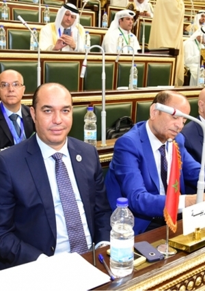 جلسة البرلمان العربي لمناقشة التصعيد الإسرائيلي تجاه غزة