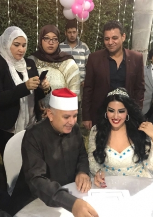 حفل زفاف أحمد سعد وسمية الخشاب