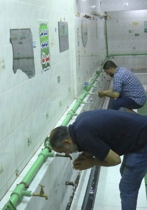 عودة فتح الوضوء بمساجد المنصورة بعد غلق اكثر من عام