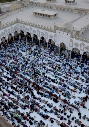 صلاة العيد بمسجد الازهر