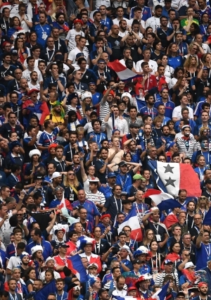 احتفال فرنسا بالفوز بكأس العالم