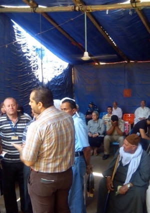 مدير التأمين الصحي يتابع أعمال الصيانة بعيادة منيا القمح