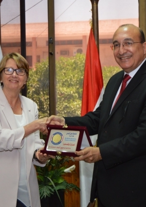 زيارة سفيرة فنلندا فى مصر لكلية التربية جامعة عين شمس
