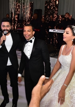 حفل زفاف نجل أحمد سليمان بحضور نجوم الرياضة