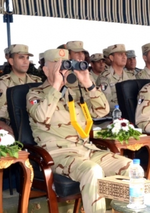 الفريق محمد فريد رئيس أركان حرب القوات المسلحة يشهد المرحلة الرئيسية لتدريب دول الساحل والصحراء لمكافحة الإرهاب