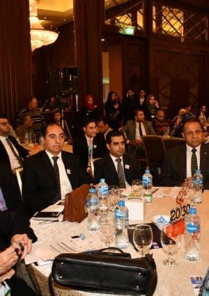 وزيرة التضامن خلال افتتاح يوم مصر في أسبوع العربي للتنمية المستدامة