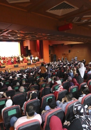 فعاليات حفل ختام مهرجان المنصورة الرقمى الثانى لطلاب الجامعات المصرية