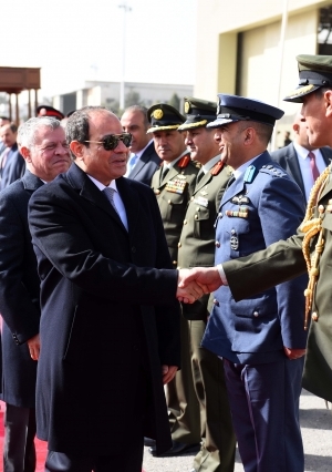 زيارة السيد الرئيس للأردن والمباحثات مع العاهل الأردني