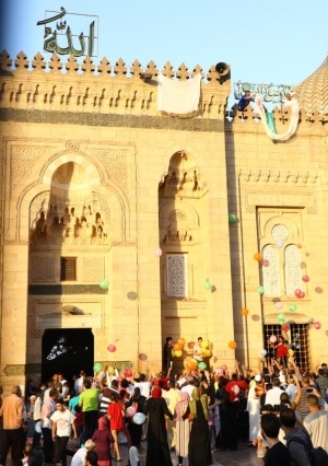 صلاة عيد الأضحى من مسجد السيدة زينب