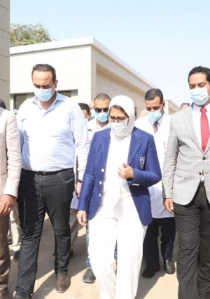 وزيرة الصحة تتفقد مجمع الأقصر الطبي الدولي.. وتؤكد: سيصبح أكبر الصروح الطبية لخدمة أهالي إقليم جنوب الصعيد