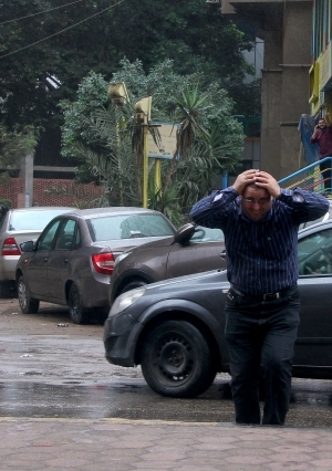 حالة الطقس سقوط أمطار على القاهرة