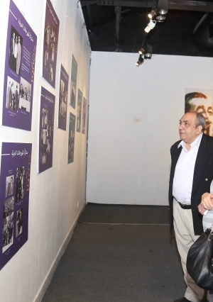 افتتاح معرض الفنان سمير فريد بمركز الهناجر