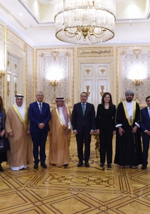 لقاء رئيس الوزراء المجلس التنفيذى للمنظمه العربيه للتنميه الاداريه
