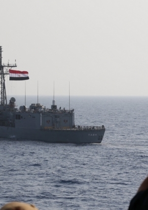القوات البحرية المصرية تنفذ عدداً من التدريبات البحريةالعابرة مع القوات البحرية اليونانية والأمريكية والإسبانية بنطاق الأسطول الشمالى والجنوبى‎‎