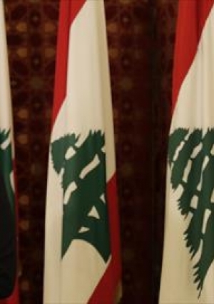 مارين لوبن تلتقي الرئيس اللبناني في بيروت