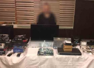 ضبط شخص لقيامه بسرقة قطع غيار أجهزة الكمبيوتر من شركة بالقاهرة