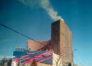 اندلاع حريق هائل في فندق بالعاصمة الروسية