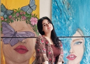 «ديما» رسامة سورية ولدت من رحم الصراعات.. لوحاتها تبرز جمال الفتاة العربية